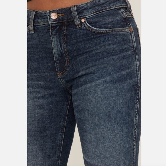 NWT!!!Wrangler Retro High Rise Flare Trumpet Jeans In Jana - Picture 7 of 16